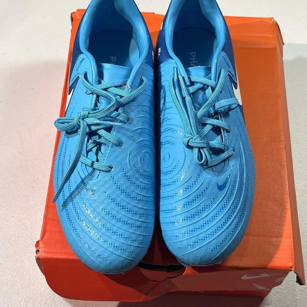 Nike Phantom GX II Academy FG/MG Blue Fury FD6723-400 Men's Size‎ 6.5 Cleats